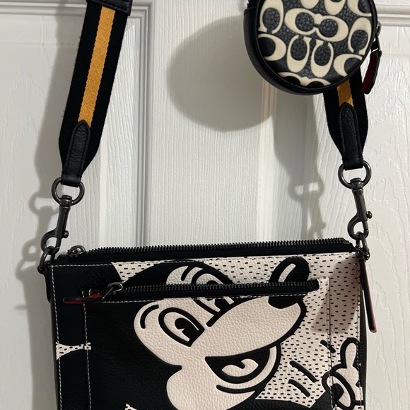 Coach Mickey Mouse x Keith Haring Crossbody Bag - Picture 6 of 9